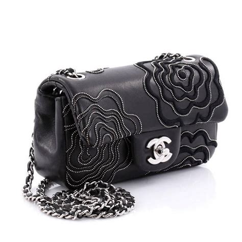 chanel embroidered camellias flap bag|chanel classic flap bag price.